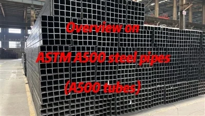 Ħarsa ġenerali fuq il-pajpijiet tal-azzar ASTM A500 (tubi A500)